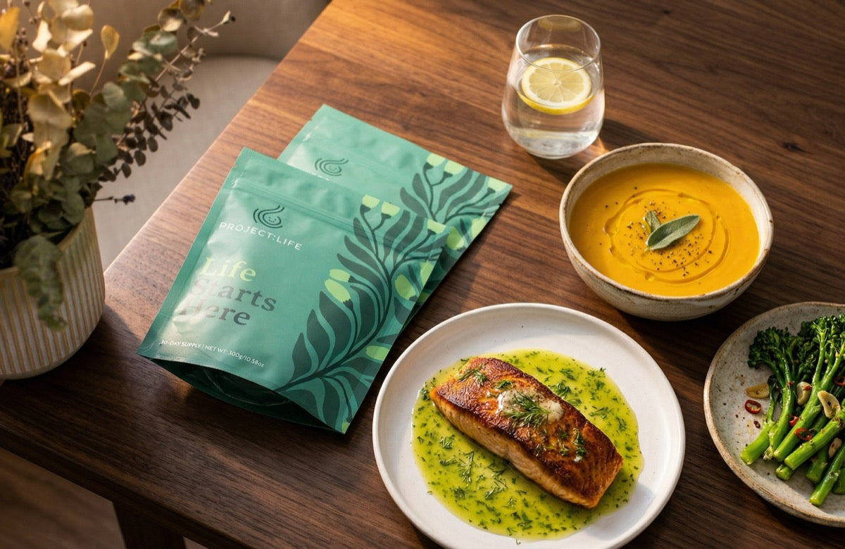 Warm meal alongside Project: Life formulation